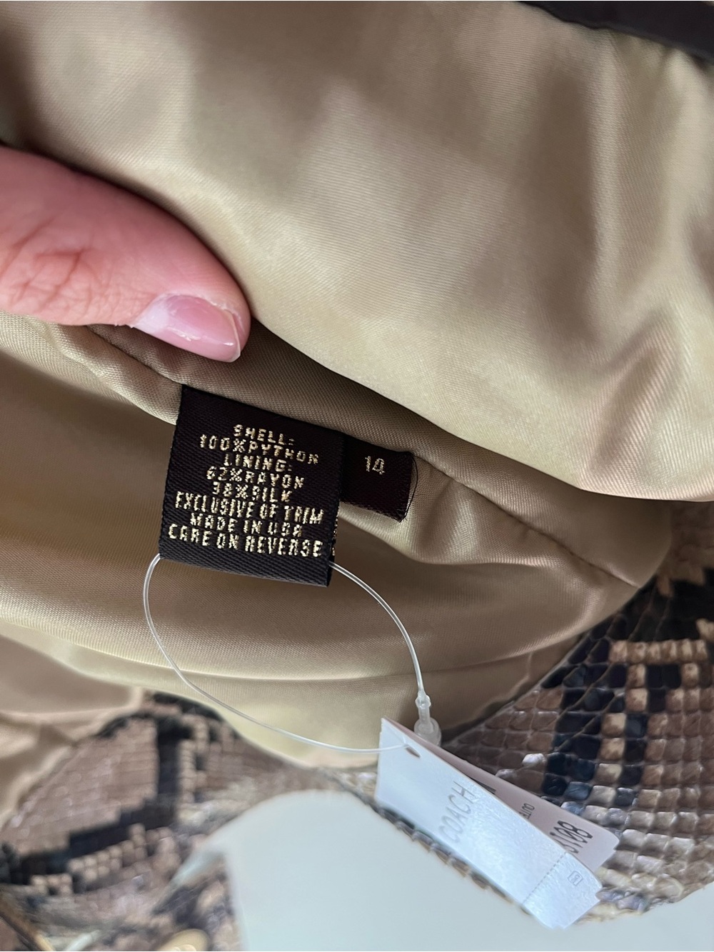 Genuine Python Coach jacket - Picture 7 of 16